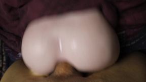 DELICIOUS Ass enjoys my cock and gets a portion of sperm!