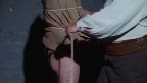 Novice Magda Is Stuck in a Dusty Potato Sack Where She Is Extremely Humiliated as a Crawling Creature and She Has to Present Her