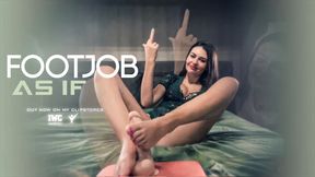 Footjob As If
