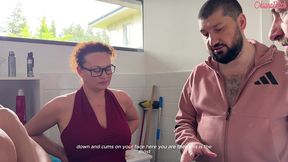 anal slut liv lauren & hot wife oksana katysheva on the set of hardcore ass fucking threesome with huge dick!