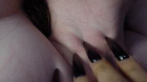 Femdom Body Scratching with Long Sharp Nails (small4phone)