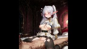 [gen Ai] Elf Wizard Frieren Getting Creampied For Like 8 Minutes Straight