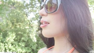 Sapphix presents April Blue using finger fucked solo