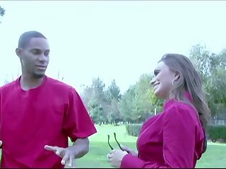 Claudia Valentine & CJ Wright in Raw Interracial MILF Action