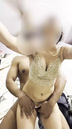 Indian Girlfriend fucked in hardcore doggystyle
