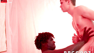 Mature Muscle Bear Pounds Submissive Twink Hardcore After Gritty Blowjobs