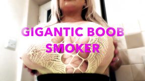 Big boob smoker