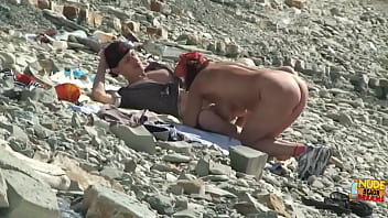 Sex on the beach by amateur nudists