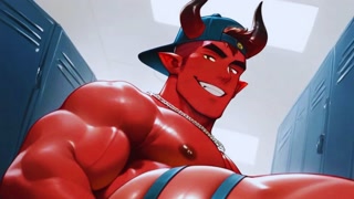Anime Hentai YOUNG DEMON muscle gay anal Pinoy. Gay sex porno gay