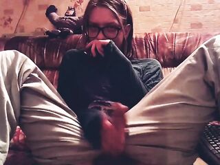 Hattabi4ik Fapping Large Penis (Home)
