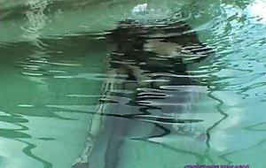 Cat & dre strap on underwater bet 2