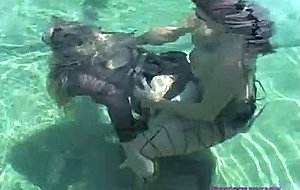 Cat & dre strap on underwater bet 2