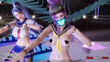 Mmd Secret Number  Got That Boom Ahri Akali Seraphine Kaisa Evelynn Sexy Kpop Dance - full on