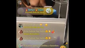 Morena Sexy muestra pechos| Girl show boobs| Meet.me