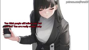 Rio from Blue Archive tests her new innovation on you (Feet and Pantyhose)