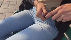 She sucks his wallet then his cock teen whore takes cash for nasty public fucks