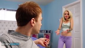 Kinky Teen (Lola Fae) Catches (Alex) Masturbating Decides To Help Him Reach An Orgasm - Reality s