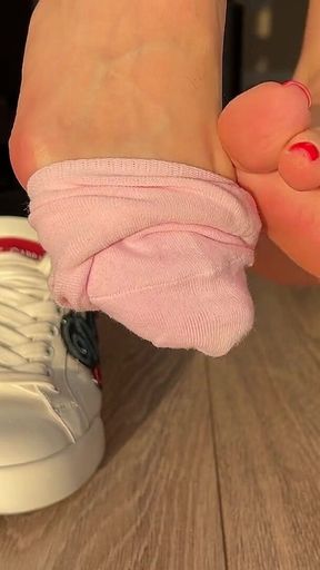 Foot Play in Shoes, Socks, Barefoot