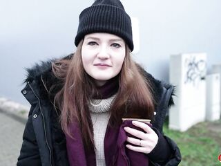 GERMAN SCOUT - Supple Ginger Teen Olivia Westsun at Pick Up no cock rubber Casting Screw