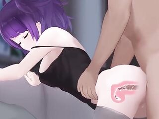 Manga X-ray Dog style creampie twice