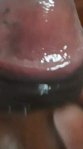 He Is Finding Pleasure in His Own Hands While Alone