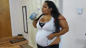 Bbw Workout Fail And Belly Stuffing