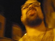Risky public jerk off almost caught  and piss in the night