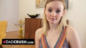 Horny Stepdaughter Surprises Stepdad For Father's Day