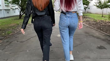 Outdoor POV Femdom Over A Random Stranger (You) And Jeans Fetish