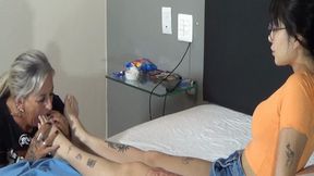 OLDER WOMAN ANGEL JANKO LICKING DELICIOUS FEET OS JESSIE YOUNG WOMAN FULL EDITION