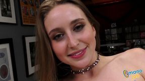 Gorgeous Laney Grey at amateur movie