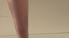 How cute are my black wedge heels ????