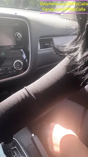 Coworker's Hot Secretary Sucks Cock in His Car at Work