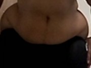 @candicenico Sexy Bbw Ebony milf striptease almost got cau