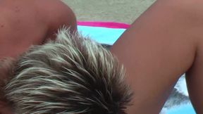 Lesbian milfs fucking outside