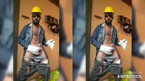 Hairy construction  worker (V00005)
