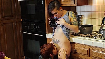 Hot Tub Lesbian Make Out Leads To Strap On Pussy Pounding