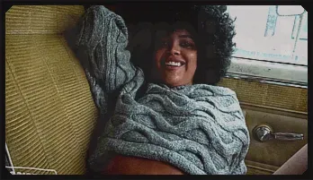 Snowbound Ebony Babe Gets Ravished in POV Blowjob