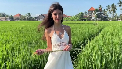 Cute rice picker prefers to be paid with Sex for her work!