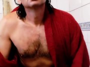 Depilación masculina con paja