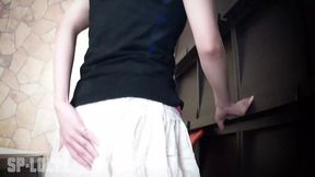 Hot Asian teen seduces with bold moves and intense passion
