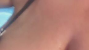 Hot tub tits (public)