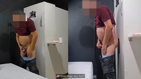 Straight Married Guy with a Hot Ass Came to Try My Gloryhole and Even Wanted to Get Fingered in the Ass!