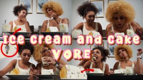 Ice Cream and Cake Vore Episode 3 Princess Sophia Quinn and Mistress Nahla Feti