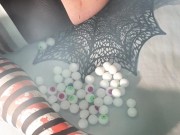 Huge anal insertion whit eye balls 👀 🎃HALLOWEEN SPECIAL🎃