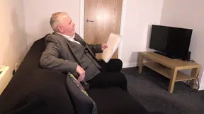 Hot MILF gives handjob and takes big cock in job interview