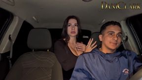 Wife Fucks Uber Driver and Makes Him Run 2 Times in Her Car While It's Raining