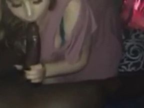 White girl worships my bbc