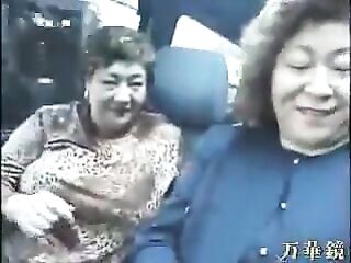 granny Asians in bus