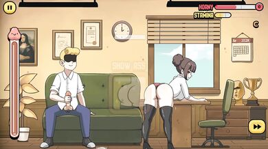 The secretary takes perverted clients right at her desk